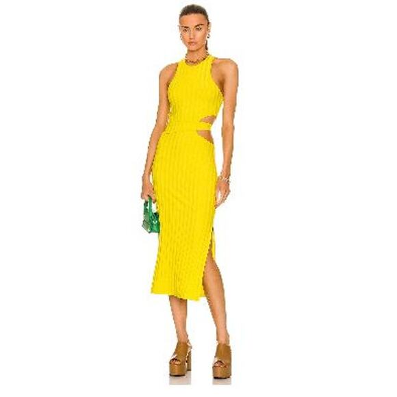 Jonathan Simkhai STANDARD Kaya‎ Cutout Tank Dress Kaya Cutout Tank Dress - Picture 1 of 7